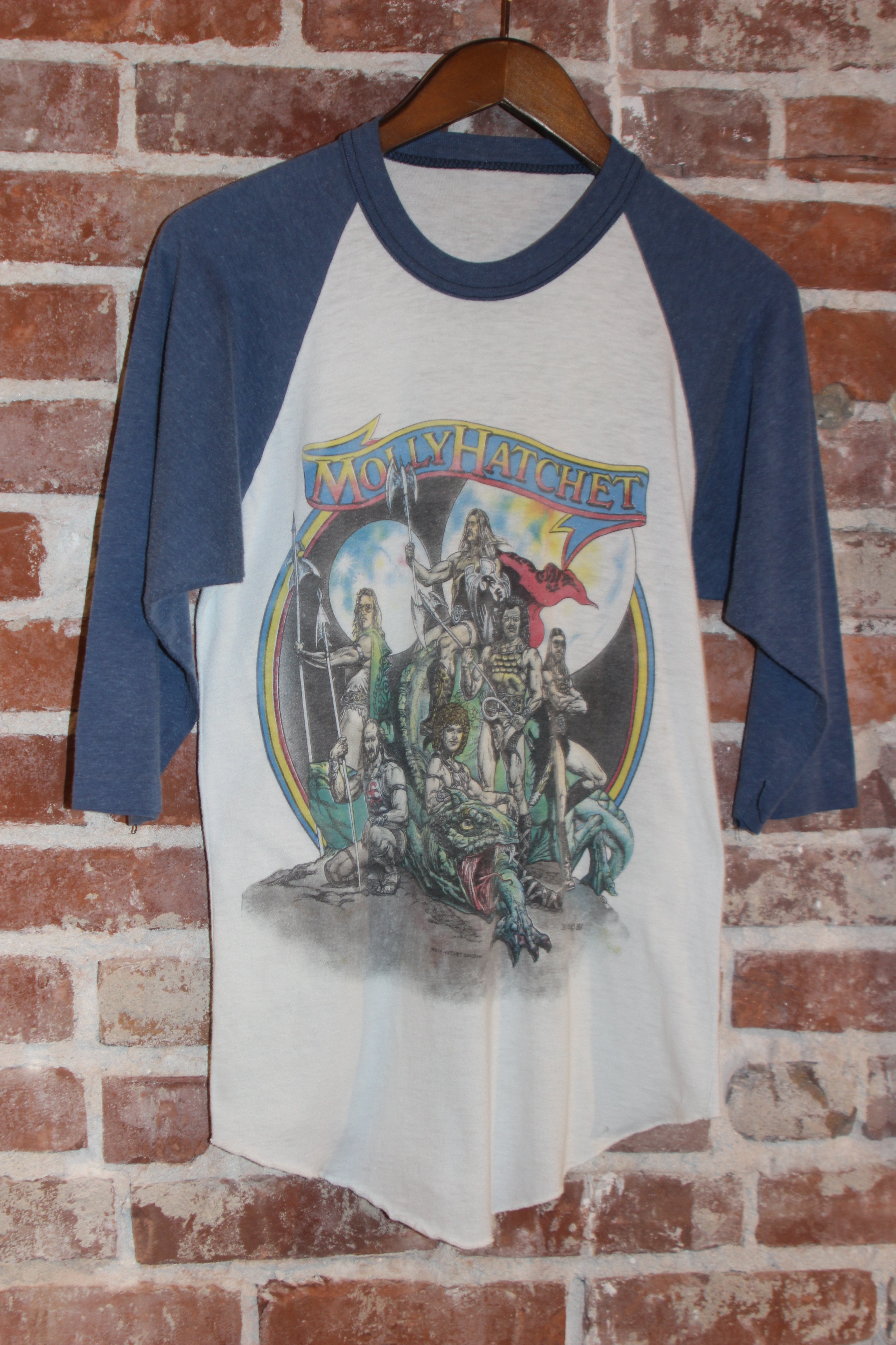 古着　Molly Hatchet 1981年ワールドツアー　バンドTシャツ 古着 Molly Hatchet 1981年ワールドツアー バンドTシャツ