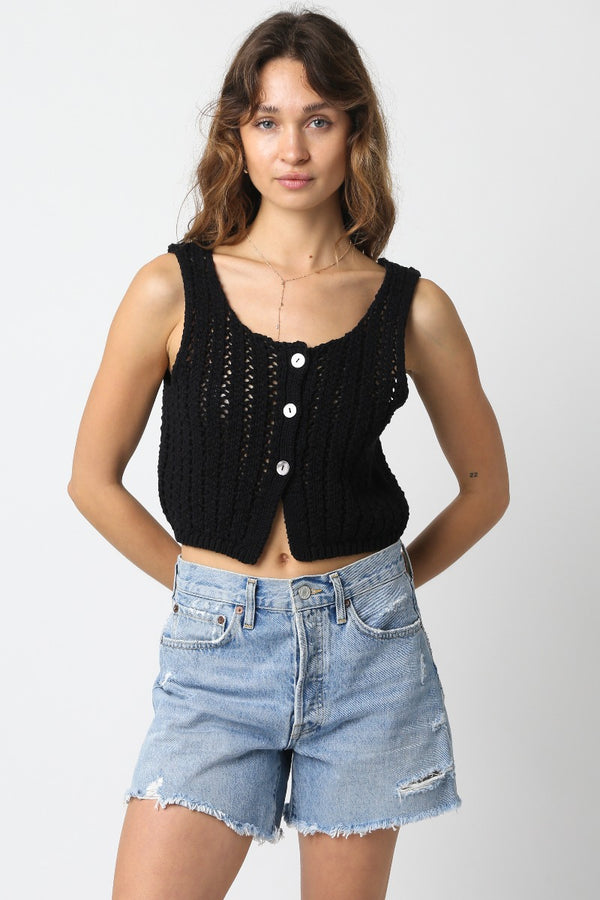 Olivaceous Dylan Sweater Top