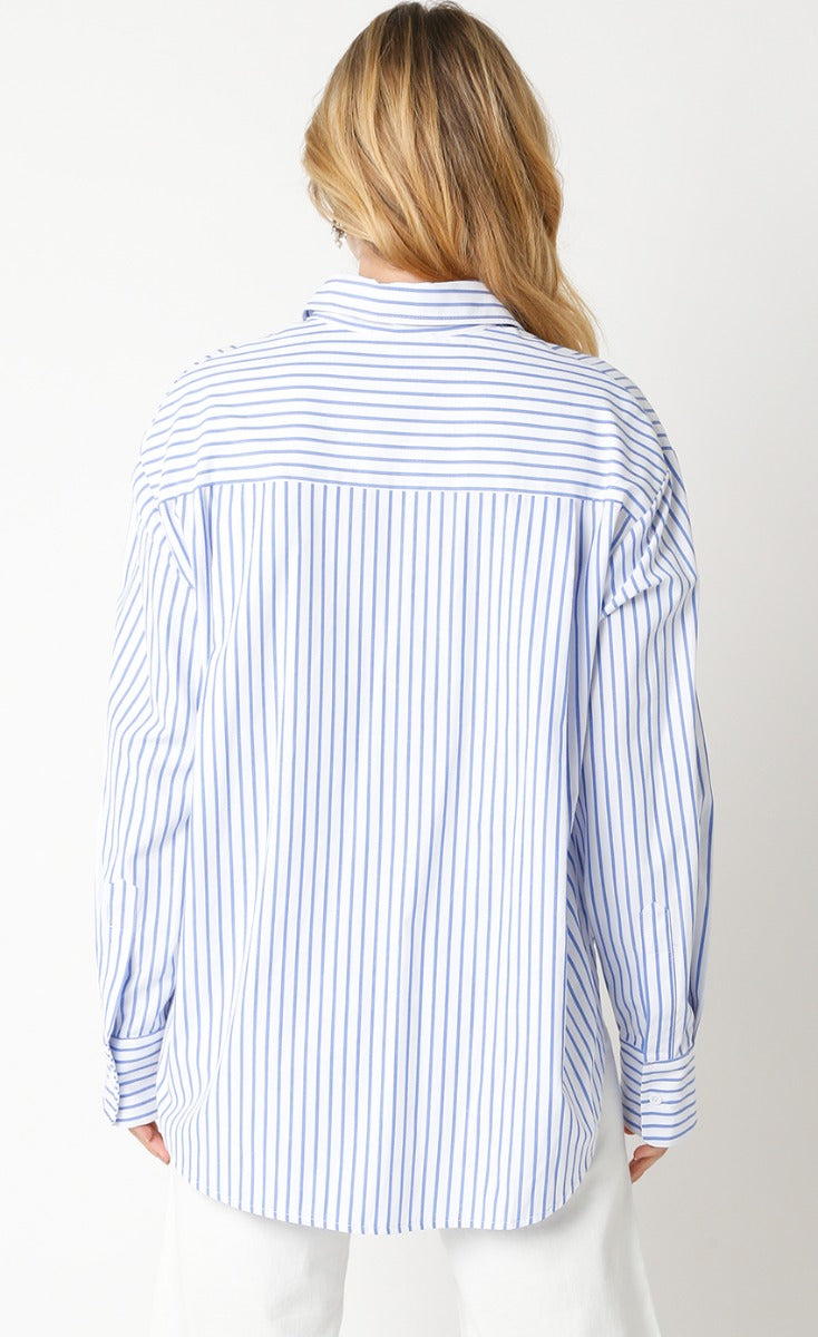 Olivaceous Valerie Shirt Stripped Button Down