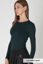 High Neck LS Bodysuit