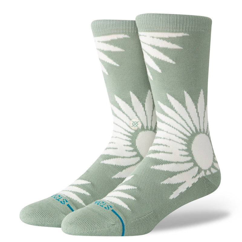 Stance Radial Burst Crew Socks - Seagreen