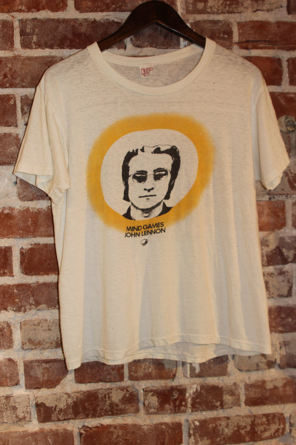 RARE 1973 John Lennon Mind Games Promo Shirt
