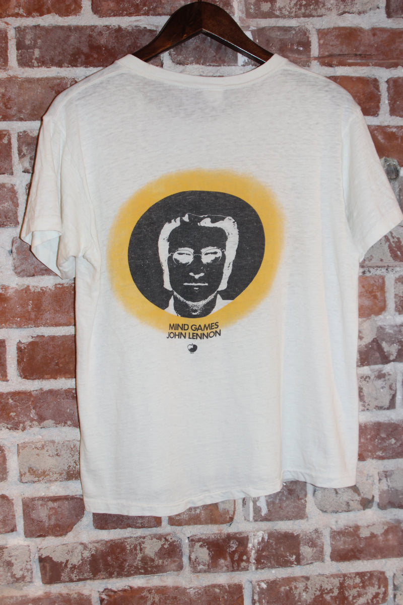 RARE 1973 John Lennon Mind Games Promo Shirt