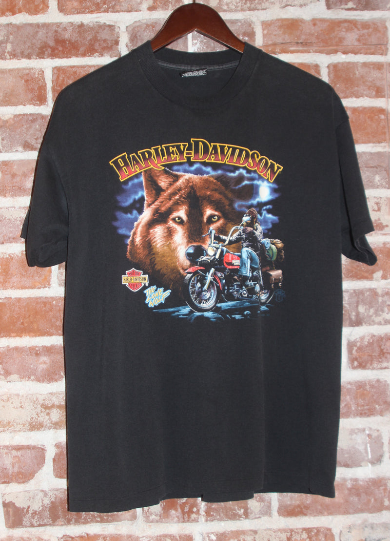 1980's "The Lone Wolf" Harley Davidson Shirt