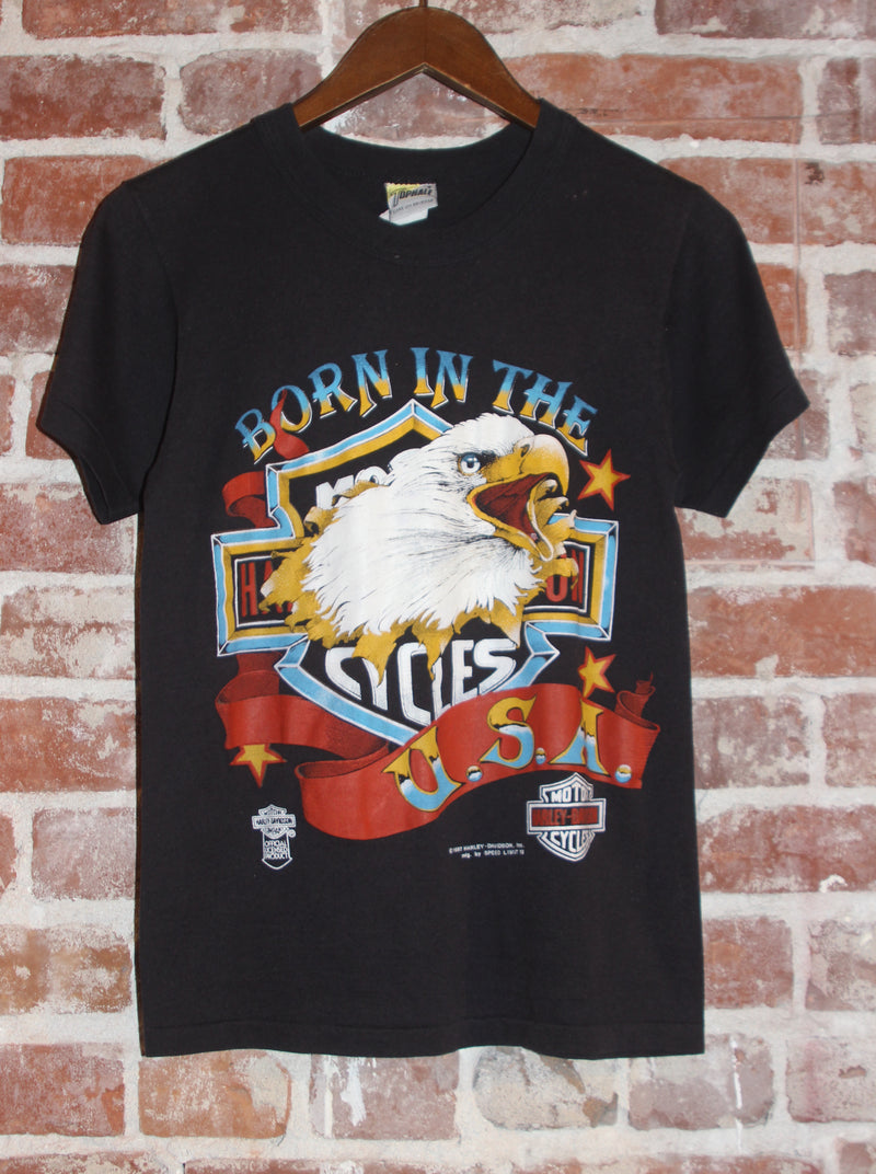 1987 "Born in the USA" Harley Davidson Shirt