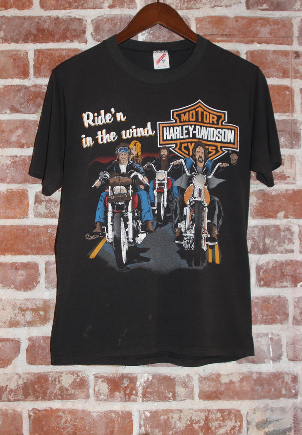 1980's "Ride n' the Wind" Harley Davidson Shirt
