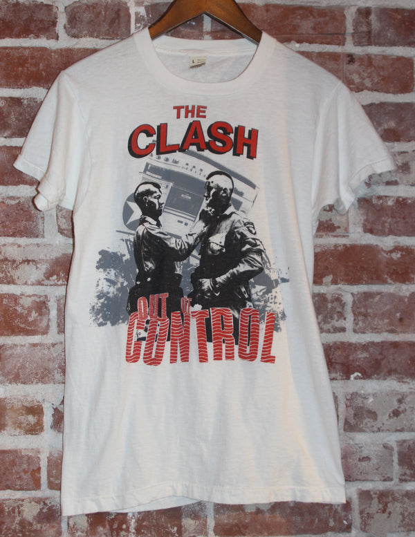 1984 The Clash Out Of Control Mohawk Revenge Concert Shirt