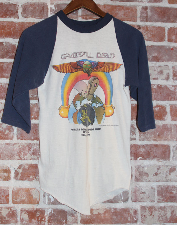 1979 Grateful Dead "What a long strange trip its been" Tour baseball shirt