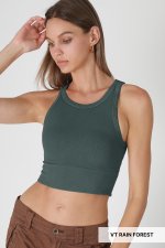 Nikibiki Chevron Highneck Crop Top