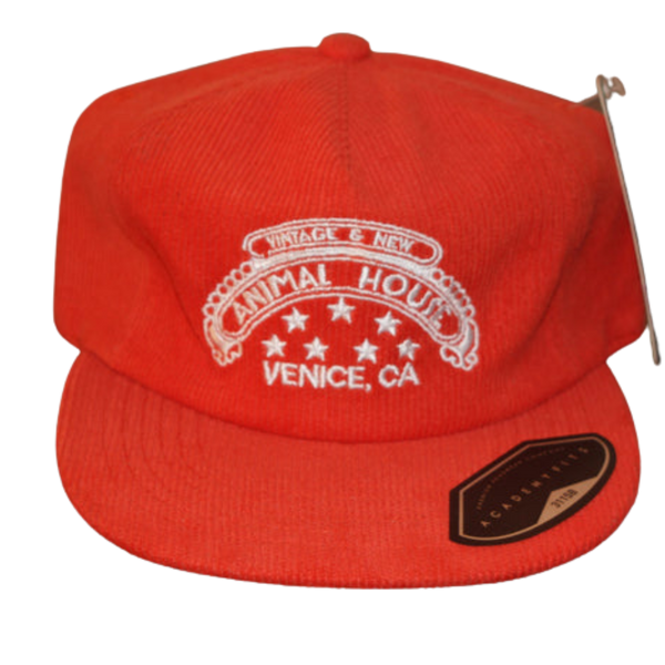 Animal House Corduroy Buckle Strapback Hat