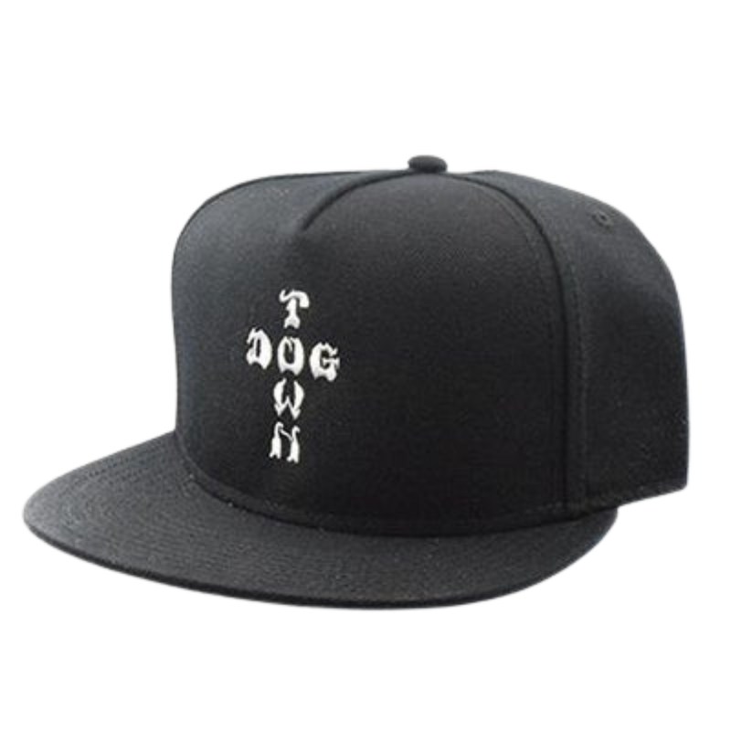 Dogtown Cross Letters Snap Back Hat