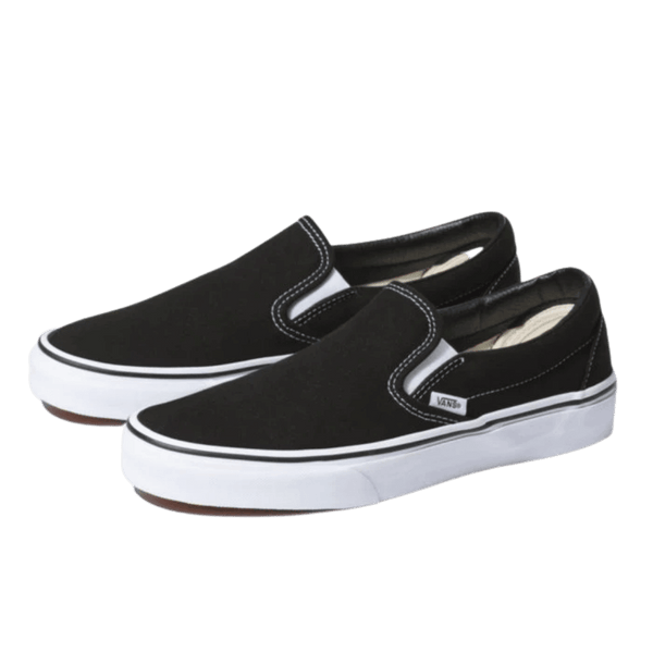 Vans Black Slip On Shoe