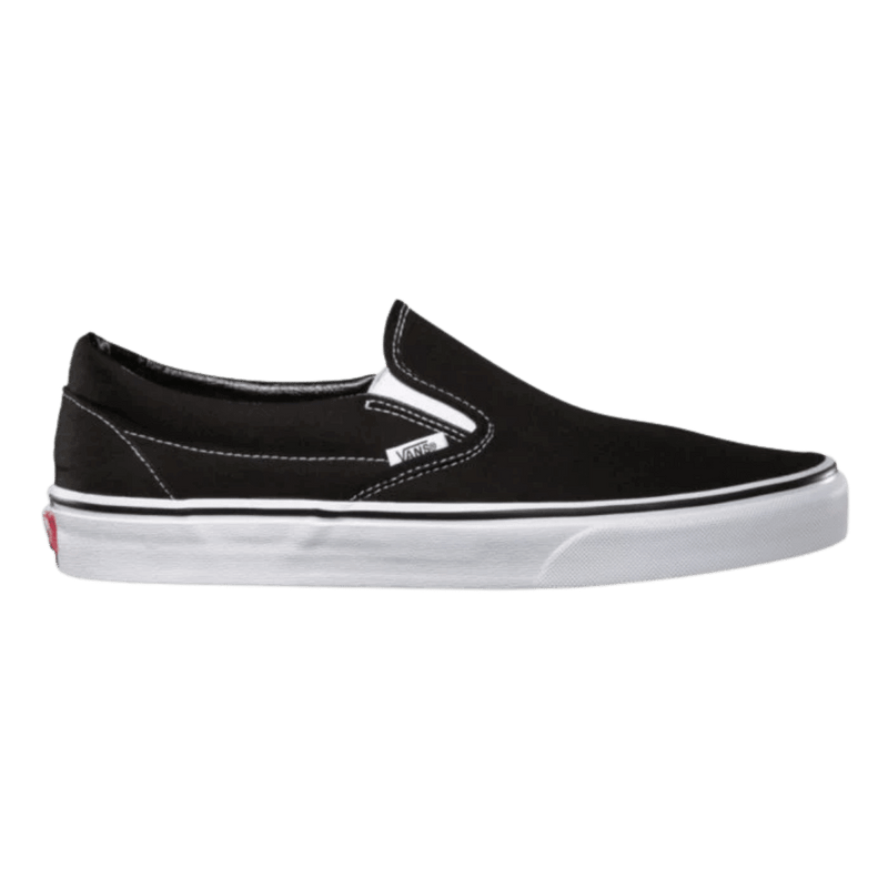 Vans Black Slip On Shoe