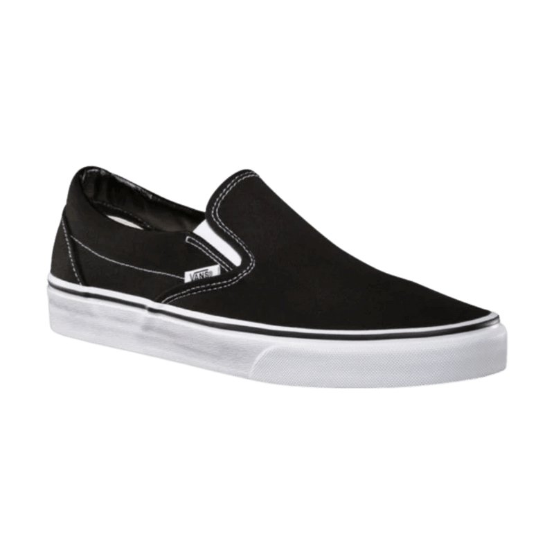 Vans Black Slip On Shoe