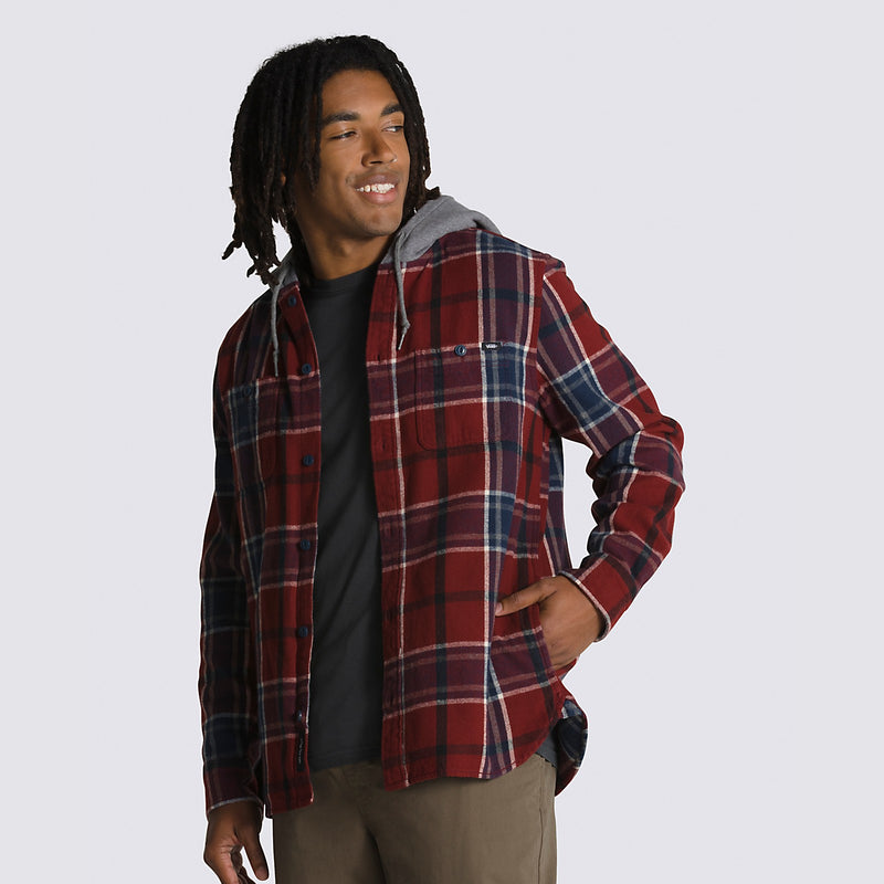 Vans Lopes Heavy Weight Hooded Buttondown Flannel Shirt