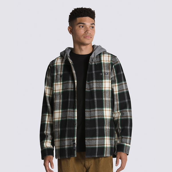 Vans Lopes Heavy Weight Hooded Buttondown Flannel Shirt