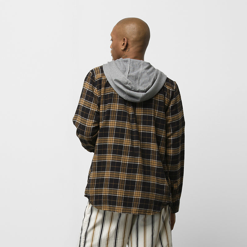 Vans  Parkway Hooded Button down Flannel Shirt