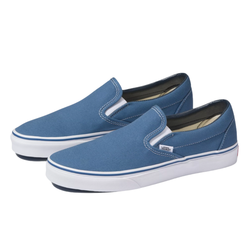 Vans classic slip on navy outlet